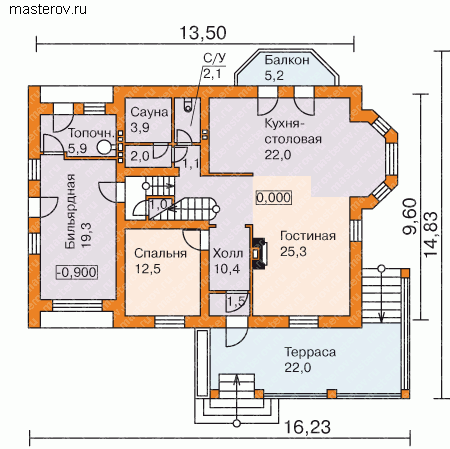 Чертежы 2 Этажный Коттедж